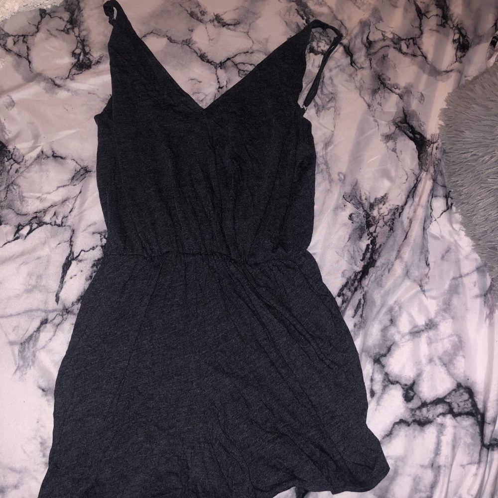 PINK Victoria’s Secret- Dark Gray Romper